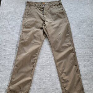 Carhartt Pants 34x34 Khaki Relaxed Fit